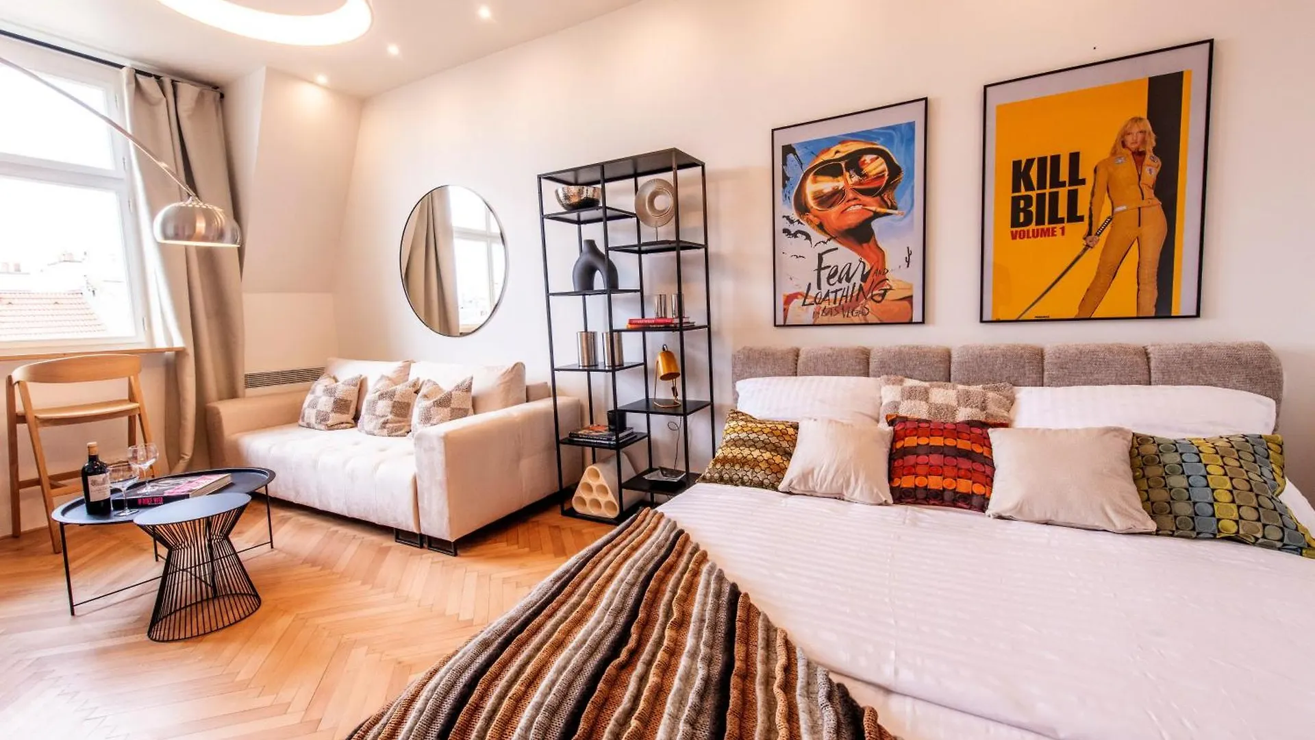 Sunny & Quiet Studio In Peaceful Hood,Metro Access Prague Apartment