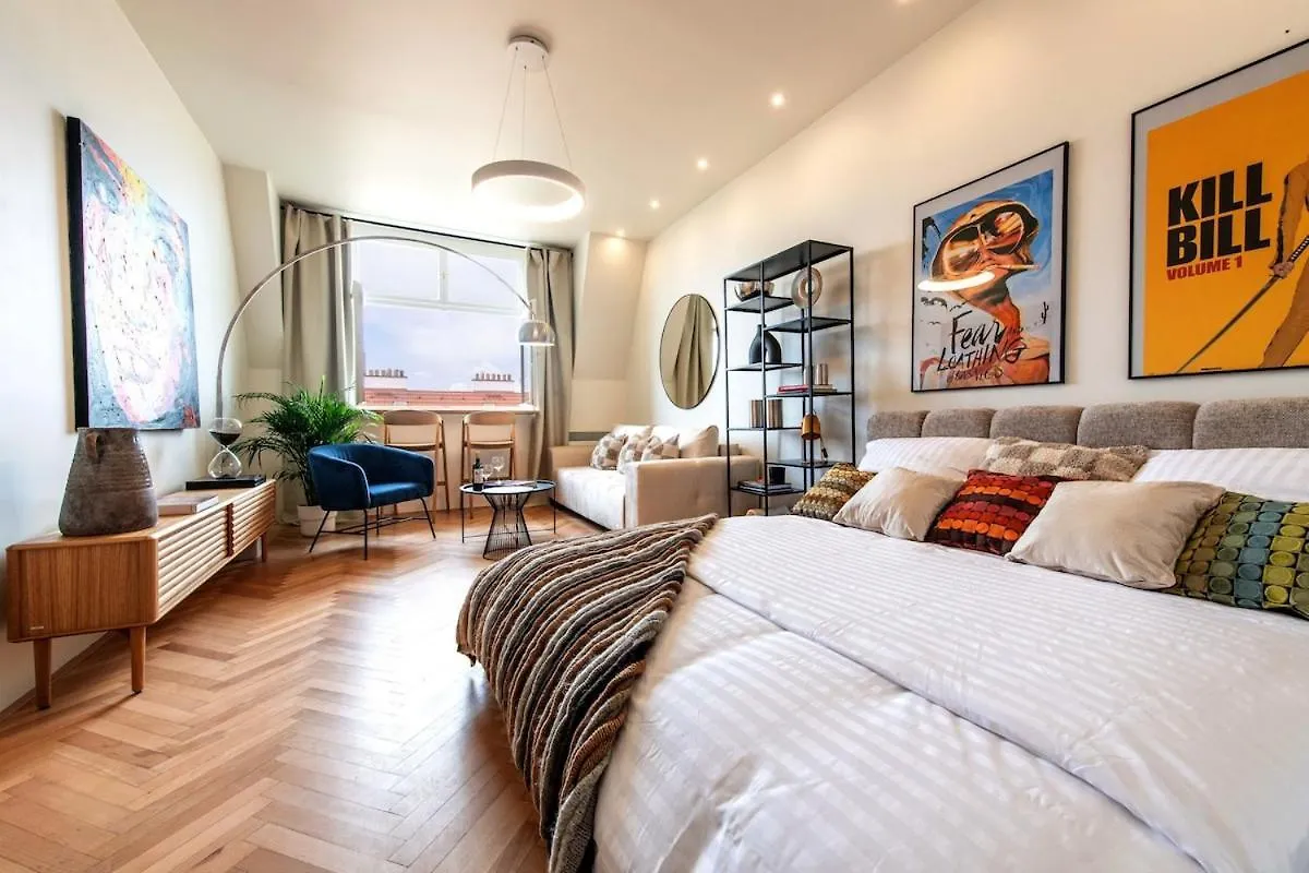 Sunny & Quiet Studio In Peaceful Hood,Metro Access Prague Czech Republic